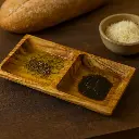 Olive Wood Double Dipping Bowl from Naturally Med