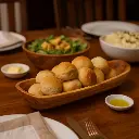 Olive Wood Medium Bread Bowl from Naturally Med