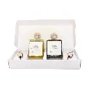 Organic Extra Virgin Olive Oil (5oz) & Aged Balsamic Vinegar (5oz) Set by Della Terra Oils