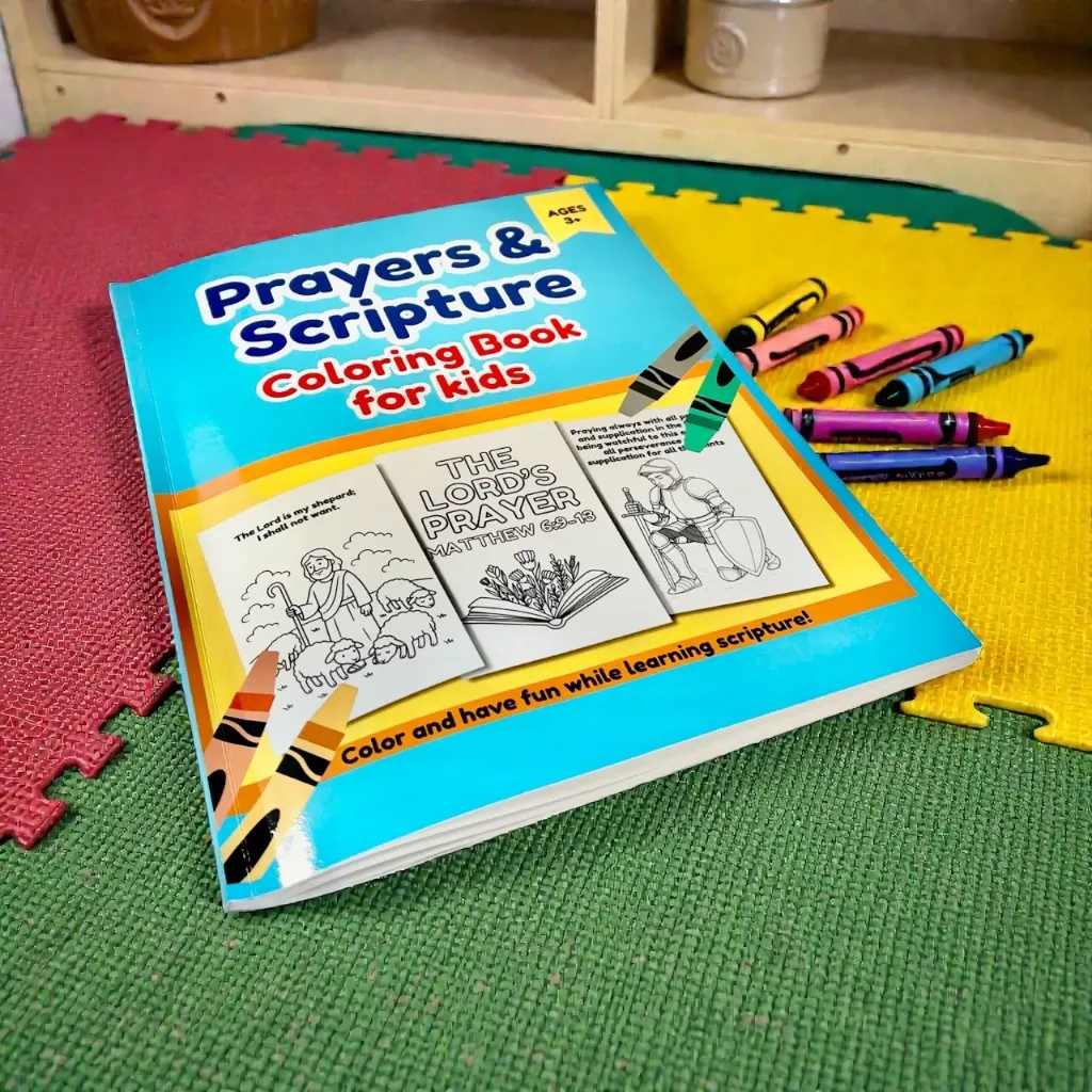 Prayers & Scripture Coloring Book for Kids by Nichole Golabek