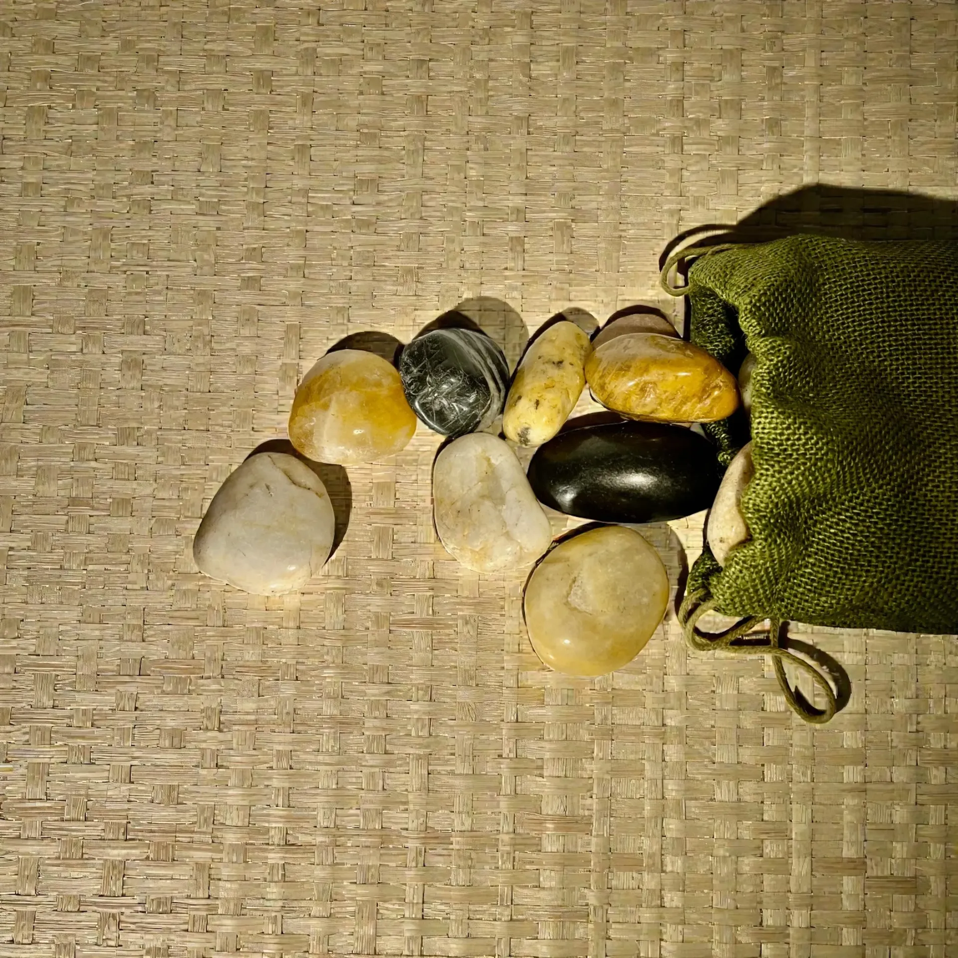 Remembrance Stones from the Mediterranean Region (Set of 14)
