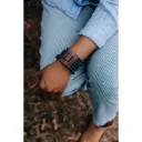 Unity Bracelet by 'Crowned Free' in Navy - on a mission to end Human Trafficking