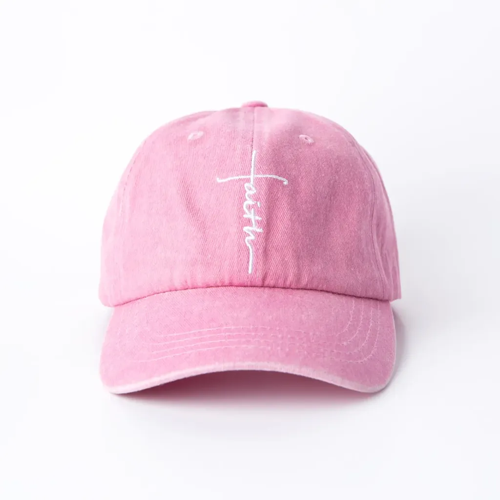 [LF-HT-FA-MV-WM] Faith Cross Women's Ball Cap - Mauve