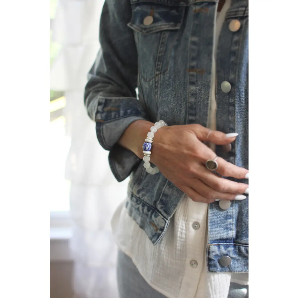 [CF-JE-FA-WF-MB] Wildflowers Bracelet by Crowned Free – Made by Human Trafficking Survivors